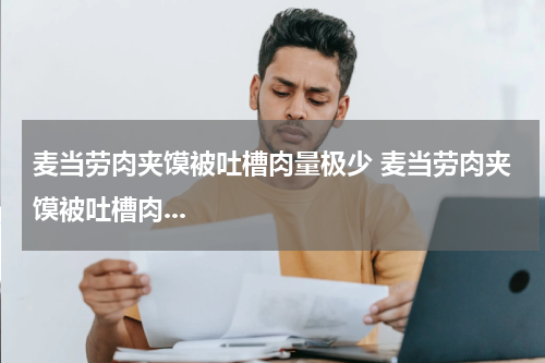 麦当劳肉夹馍被吐槽肉量极少 麦当劳肉夹馍被吐槽肉...