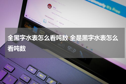 全黑字水表怎么看吨数 全是黑字水表怎么看吨数